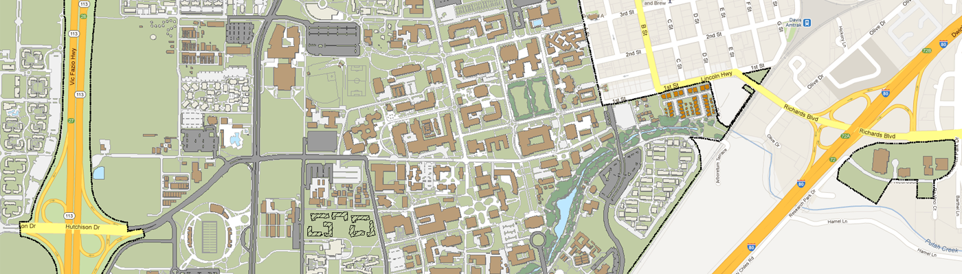 UC Davis Campus Map